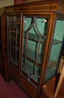 Lot 1464 - An Edwardian mahogany and satinwood inlaid...