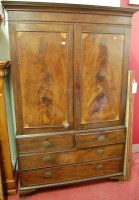 Lot 1183 - An early 19th century mahogany and satinwood...