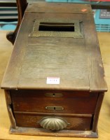 Lot 1214 - An early 20th century cash till
