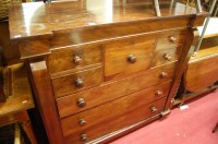 Lot 1231 - A Victorian Scottish mahogany inverted...
