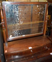 Lot 1243 - A Regency mahogany and ebony strung dressing...