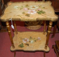 Lot 1254 - An early 20th century birds-eye maple and...