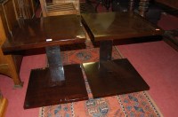Lot 1363 - A pair of contemporary lacquered and chrome...
