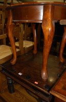 Lot 1385 - An oak bench, together with an Eastern...