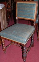 Lot 1425 - A set of five 17th century style barley twist...