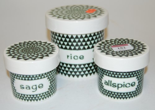 Lot 182 - Robert Jefferson for Poole Pottery, a set of...