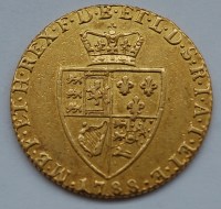 Lot 153 - Great Britain, 1788 gold spade guinea, George...