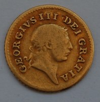 Lot 176 - Great Britain, 1806 gold third guinea, George...