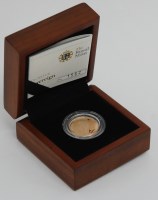Lot 181 - Great Britain, cased 2012 gold full sovereign,...