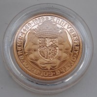 Lot 184 - Great Britain, cased 1989 gold half sovereign,...