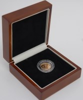 Lot 186 - Great Britain, cased 2005 gold half sovereign,...