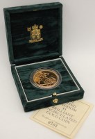 Lot 191 - Great Britain, cased 1992 five pound Brilliant...