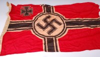 Lot 618 - A German Kriegsmarine war flag, 55 x 95cm.