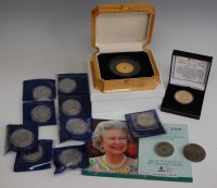 Lot 284 - Great Britain, mixed lot of silver proof and...