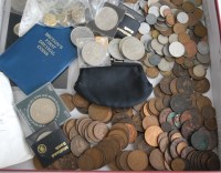 Lot 285 - Mixed lot of British and foreign coins, to...