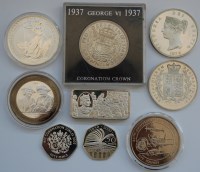 Lot 225 - Great Britain, mixed lot of silver coins, to...