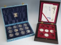 Lot 222 - Great Britain, cased set of 12 silver coins...
