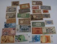 Lot 311 - Mixed lot of various world banknotes, to...