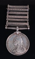 Lot 679 - A Queen's South Africa medal (1899-1902) 2nd...