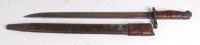 Lot 688 - A U.S. P17 bayonet, the 43cm single edged...