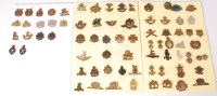 Lot 560 - A collection of assorted collar badges and...