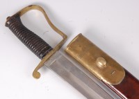 Lot 588 - An 1896 pattern Mountain Artillery sword, the...