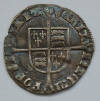 Lot 1 - England, Queen Mary 1553-54 groat, Pomegranate...