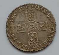 Lot 10 - England, 1703 sixpence, Queen Anne draped bust,...