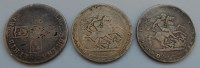 Lot 26 - Great Britain, William III crown, draped and...