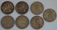 Lot 62 - Great Britain, 7 various Victorian and later...