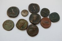 Lot 83 - Collection of Roman coins, to include;...