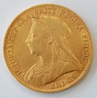 Lot 108 - Great Britain, 1898 gold full sovereign,...