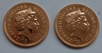 Lot 113 - Great Britain, 2 x 2002 gold full sovereign,...
