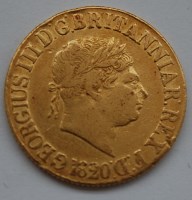 Lot 118 - Great Britain, 1820 gold full sovereign,...