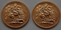 Lot 128 - Great Britain, 2 x 2000 gold full sovereign,...