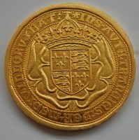 Lot 134 - Great Britain, 9ct gold copy of the first...