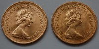 Lot 135 - Great Britain, 2 x 1979 gold full sovereign,...