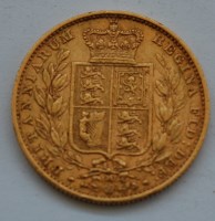 Lot 146 - Great Britain, 1885 gold full sovereign,...