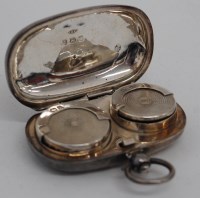 Lot 200A - An Edwardian silver double sovereign case by...