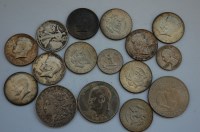 Lot 212 - USA, mixed lot of dollars, half dollars and...