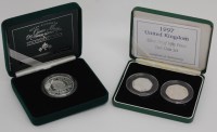 Lot 236 - Great Britain, cased Queen Mother silver...