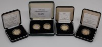 Lot 237 - Great Britain, cased 1997-1998 silver proof...
