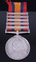 Lot 421 - A Queen's South Africa medal (1899-1902) 2nd...