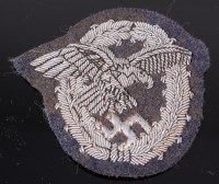 Lot 441 - A post WW II German Observers cloth badge.