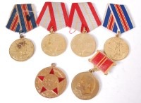 Lot 478 - A group of six Soviet Russia commemorative...