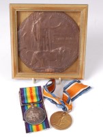 Lot 462 - A WW I Casualty group to include British War...