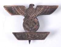 Lot 467 - A German clasp to the Iron Cross, marked verso...