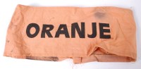 Lot 524 - A Dutch Resistance cotton armband stamped Oranje.