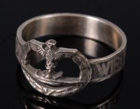 Lot 543 - A German Anti-England U-boat ring.