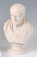 Lot 1035 - A Joshua Pitts Parian porcelain bust of the...